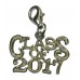 Class of 2017 Individual Graduation Clip On Charm
